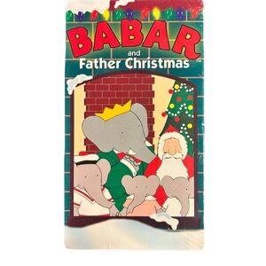 SEALED Vintage 1985 Babar and Father Christmas VHS